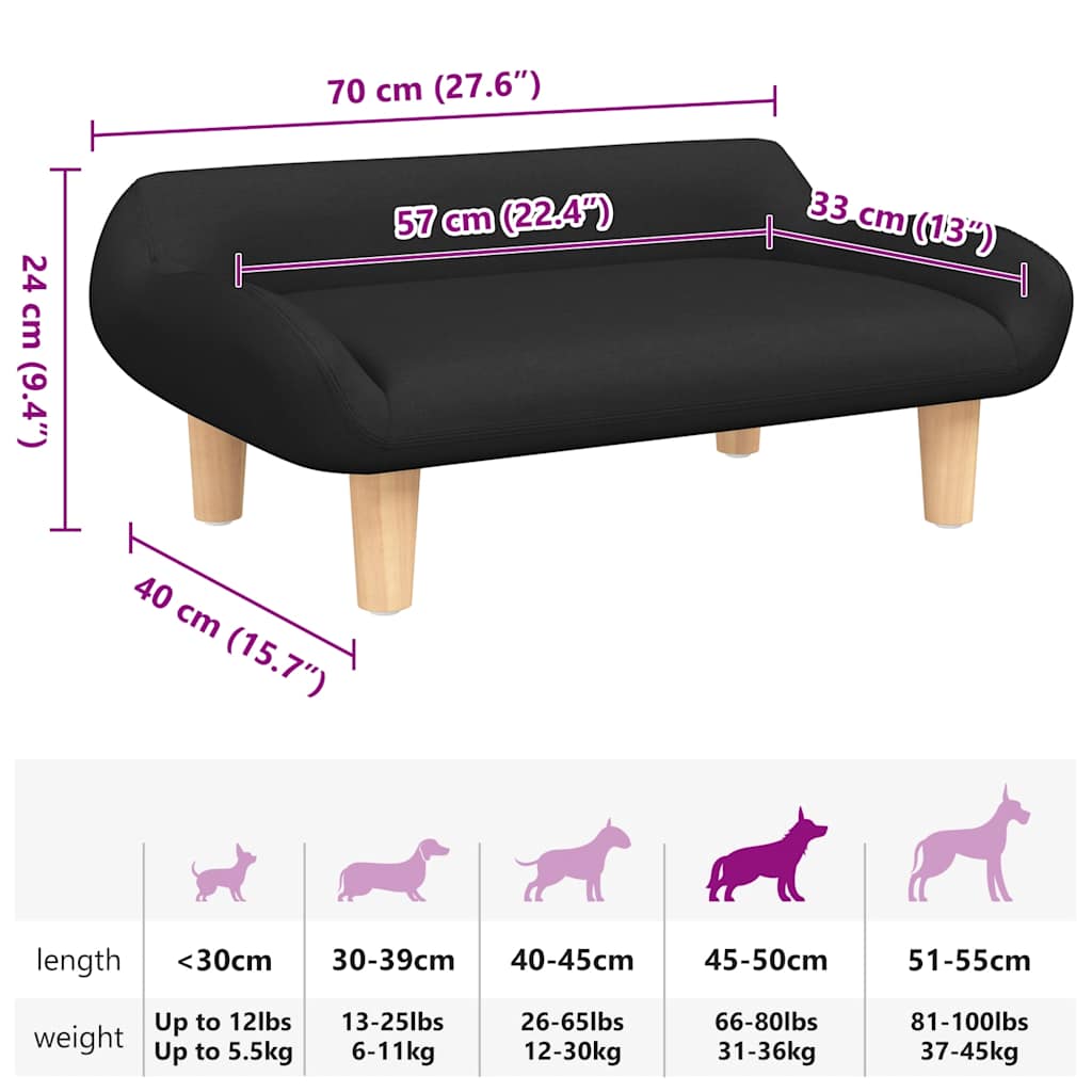 Hundebett 70X40X24 Cm