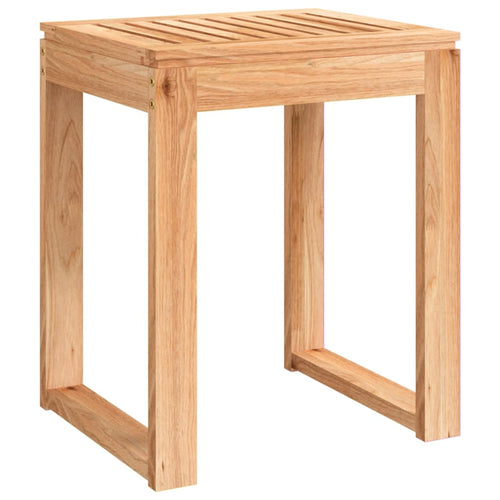 Badhocker 40X30X46 Cm Massivholz Nussbaum