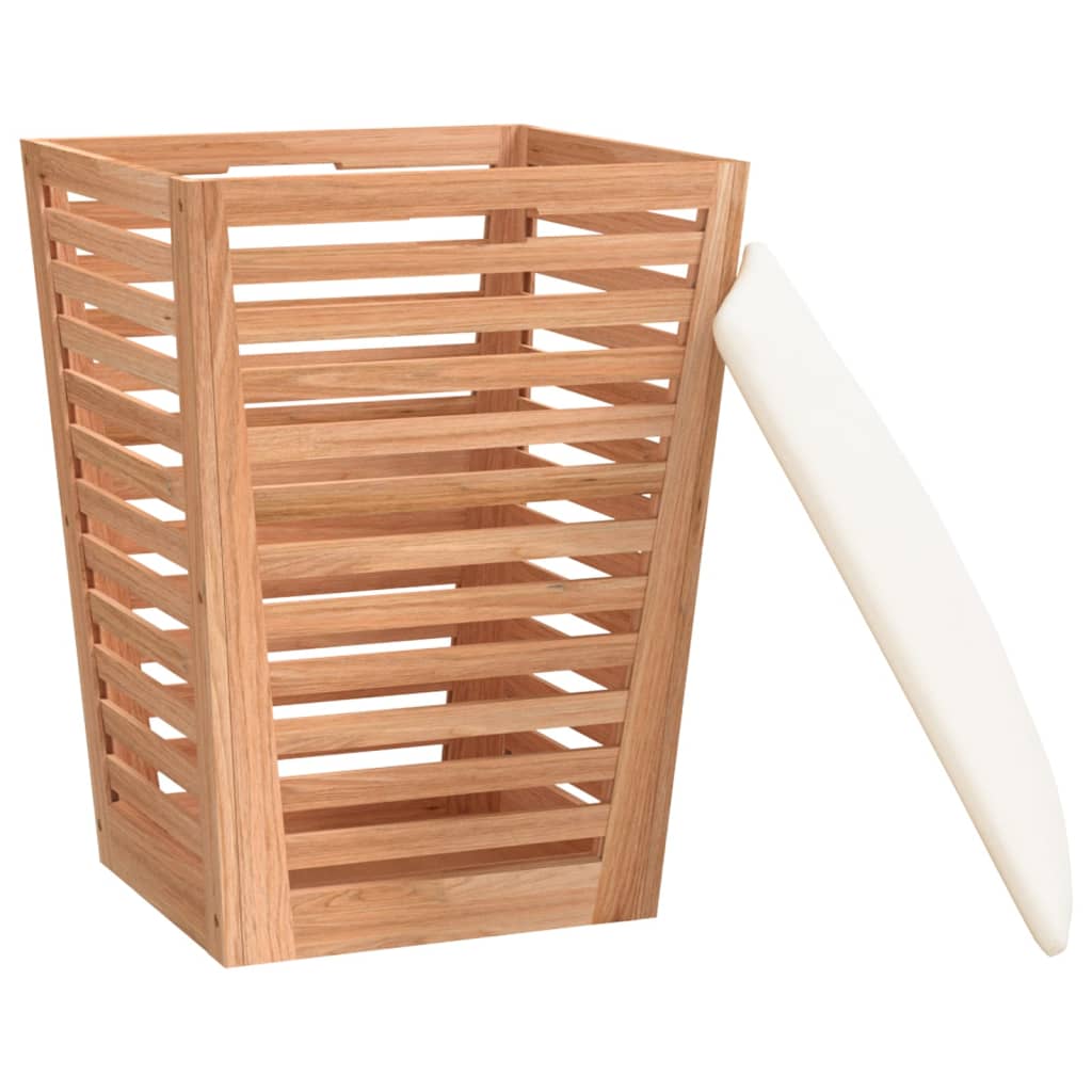 Badhocker 40,5X40,5X56 Cm Massivholz Nussbaum