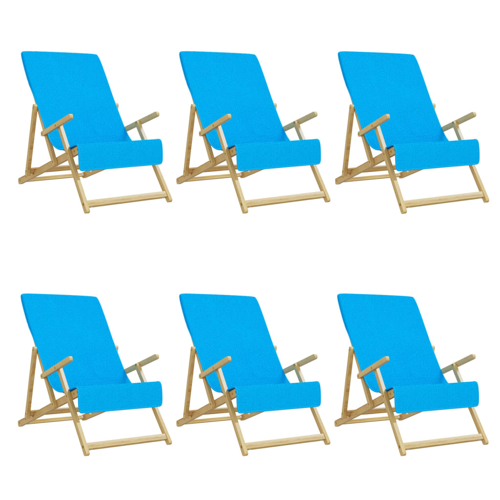Strandtücher 6 Stk. Stoff 400 Gsm
