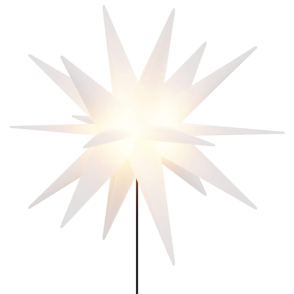 Led-Weihnachtsstern Mit Erdspieß Faltbar 57 Cm