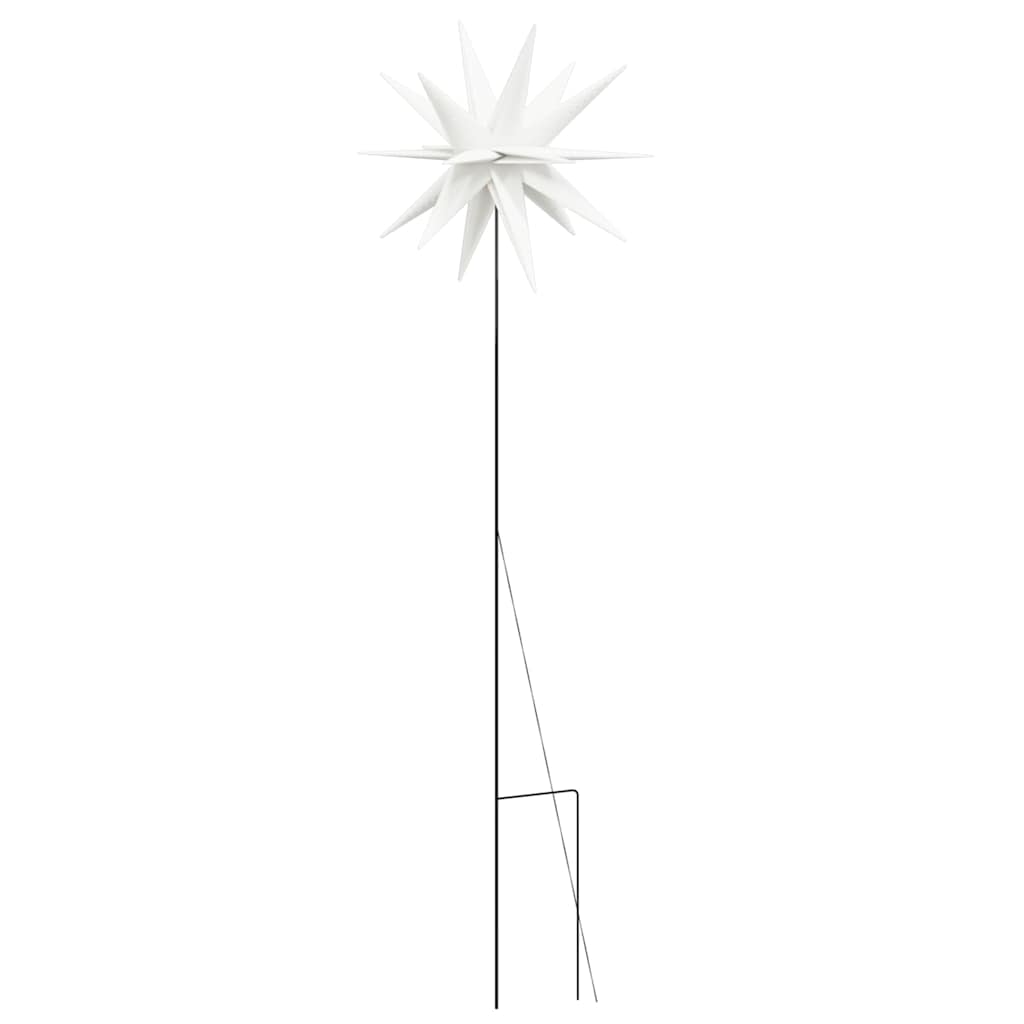 Led-Weihnachtsstern Mit Erdspieß Faltbar 57 Cm