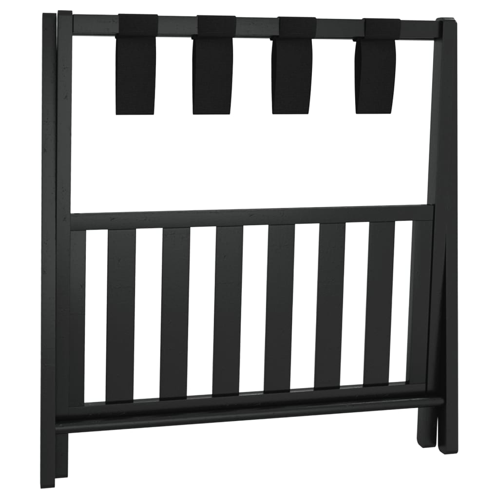 Gepäckablage Schwarz 68X38X58 Cm Bambus
