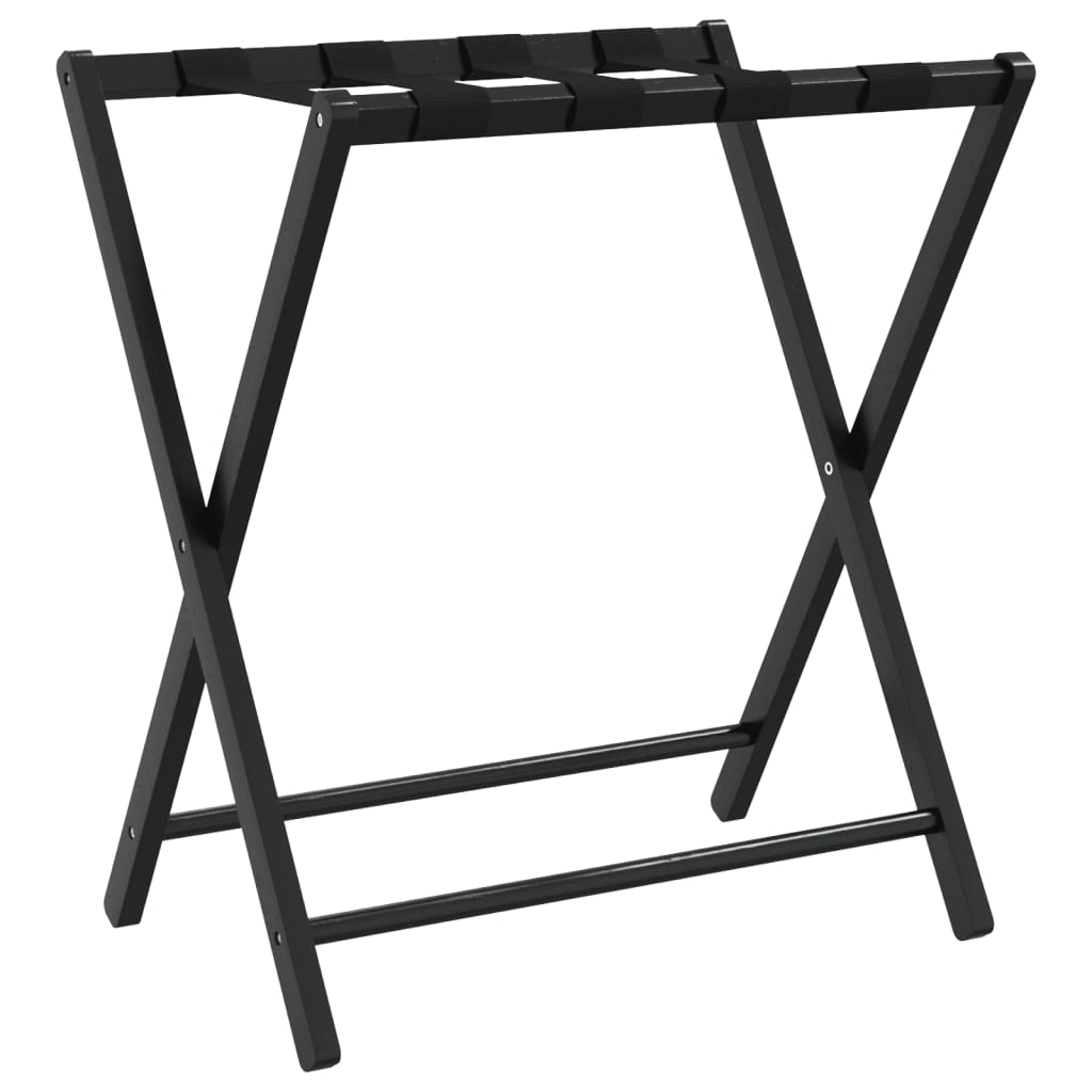 Gepäckablage Schwarz 68,5X38X58 Cm Bambus