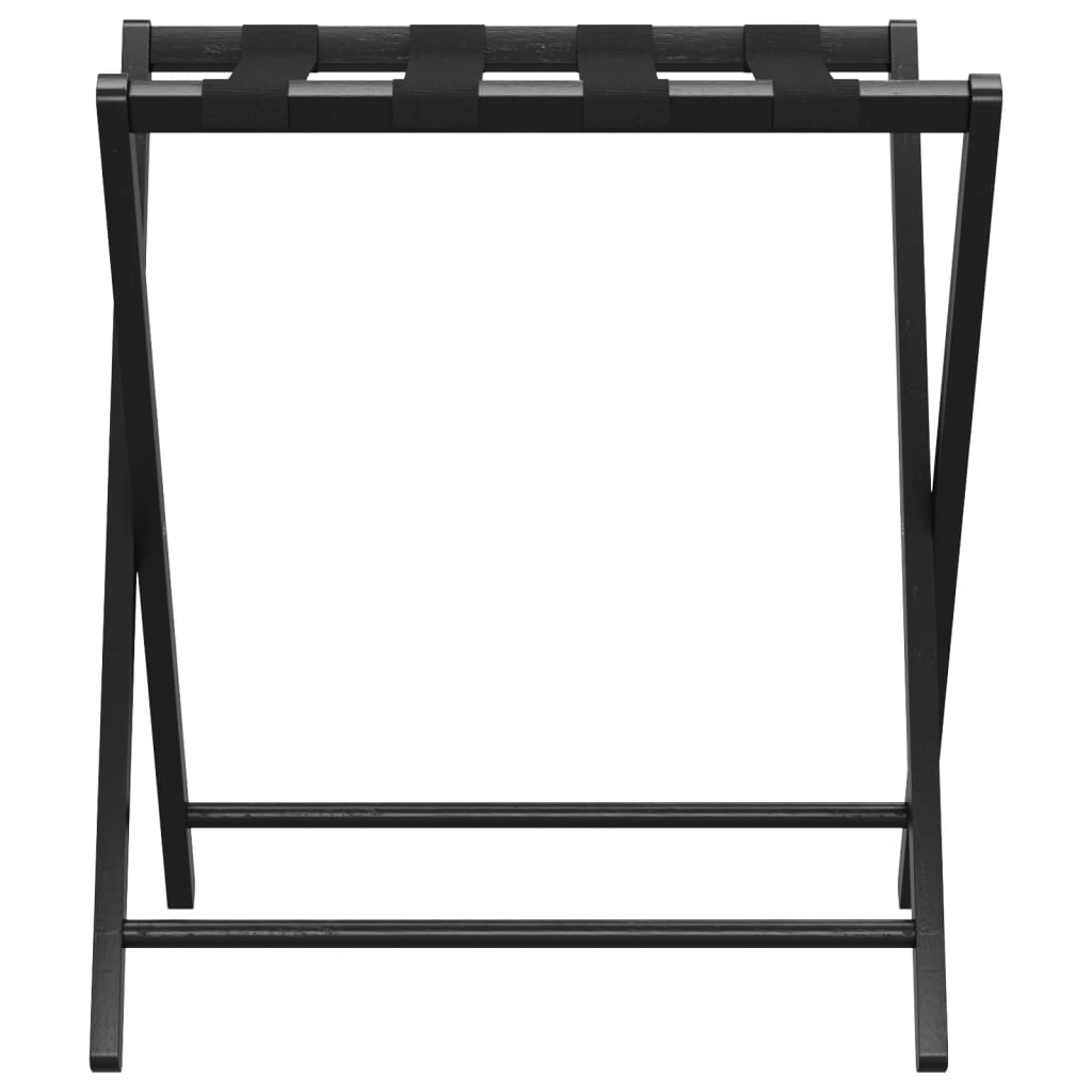 Gepäckablage Schwarz 68,5X38X58 Cm Bambus