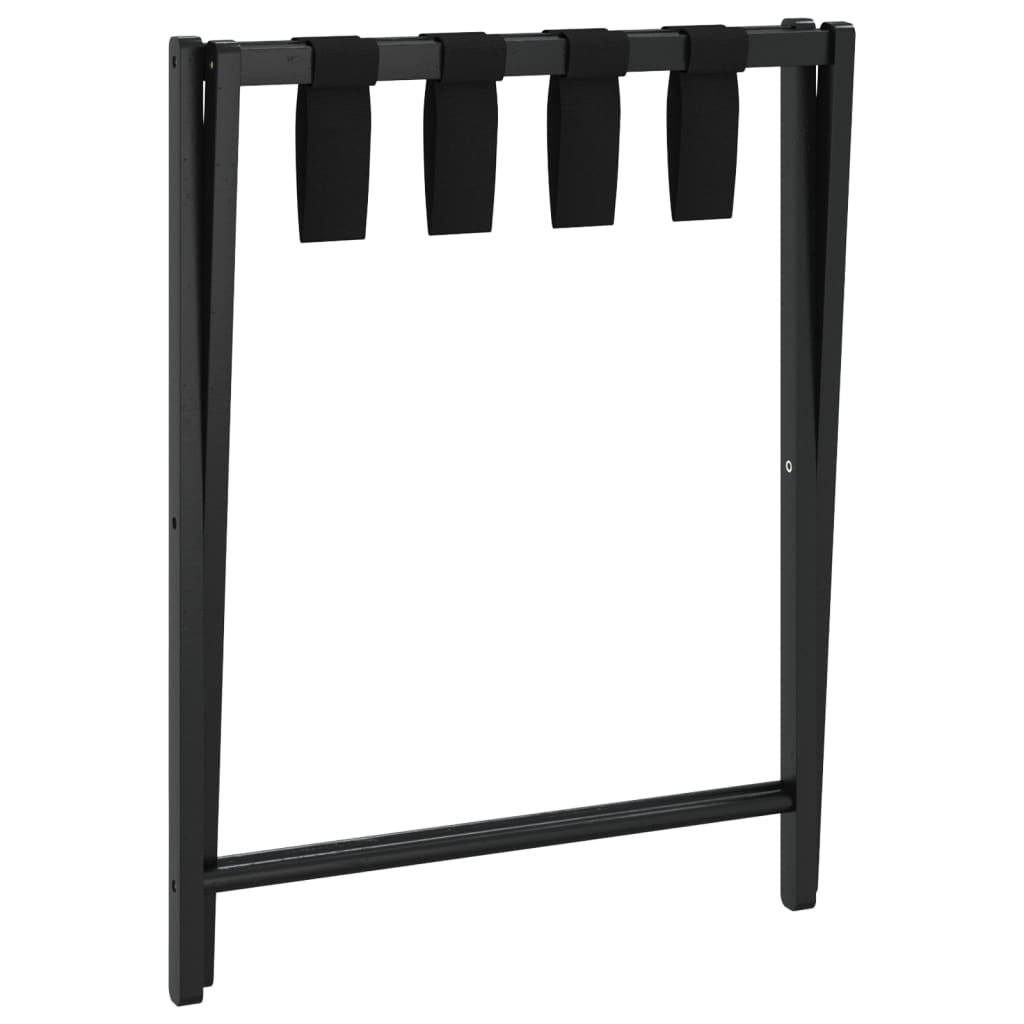 Gepäckablage Schwarz 68,5X38X58 Cm Bambus