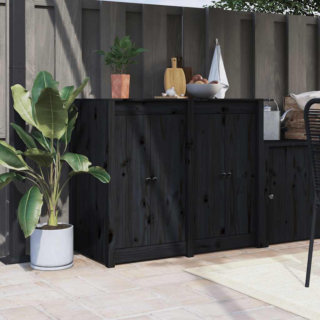 Türen Für Outdoor-Küche Meppel Weiß 50X9X82 Cm Massivholz Kiefer