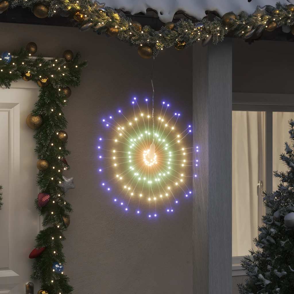 Weihnachtsbeleuchtung Feuerwerk 140 Leds 17 Cm