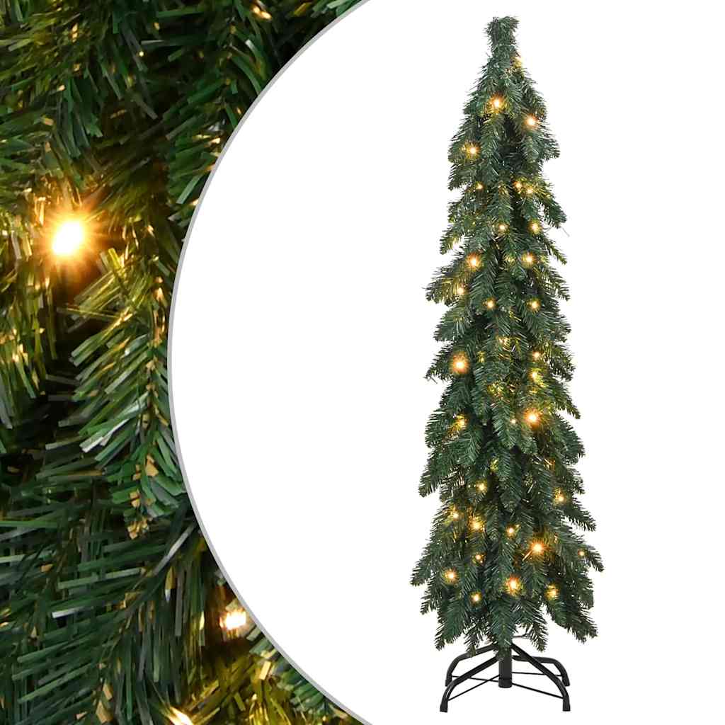 Künstlicher Weihnachtsbaum Mit Beleuchtung 130 Leds Grün