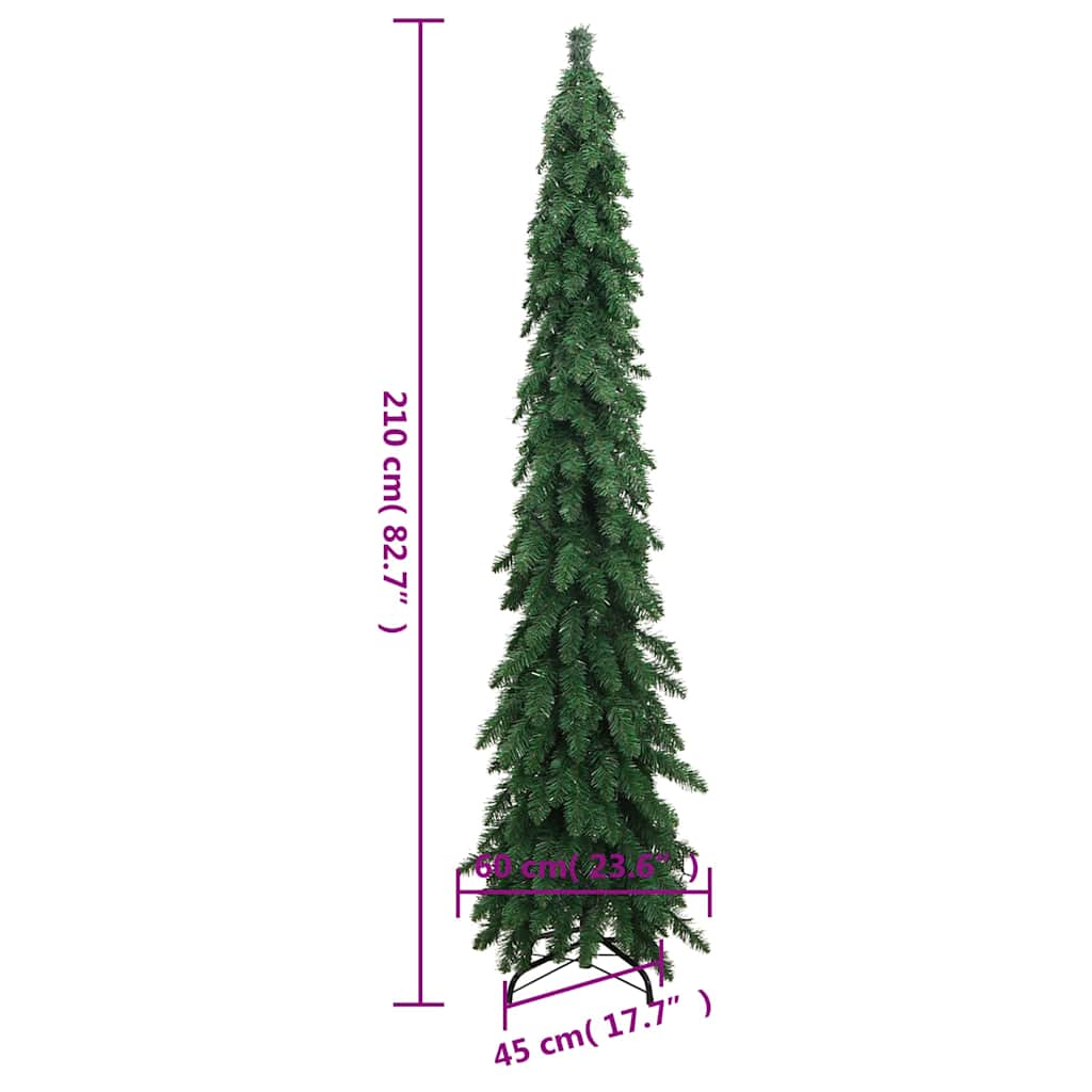 Künstlicher Weihnachtsbaum Mit Beleuchtung 130 Leds Grün