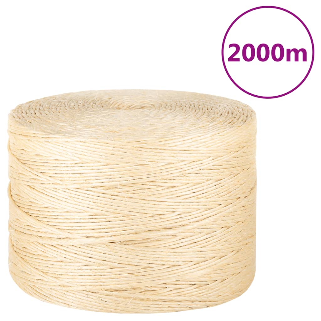Seil 100% Sisal 2 Mm 300 M