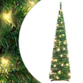 Künstlicher Pop-Up-Weihnachtsbaum Mit Beleuchtung Grün 210 Cm
