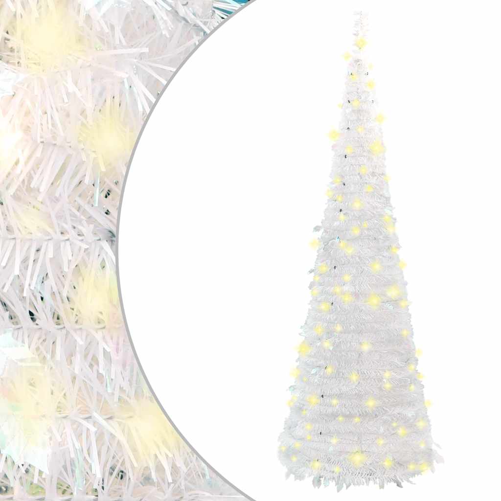 Pop-Up-Weihnachtsbaum Künstlich 200 Leds Weiß