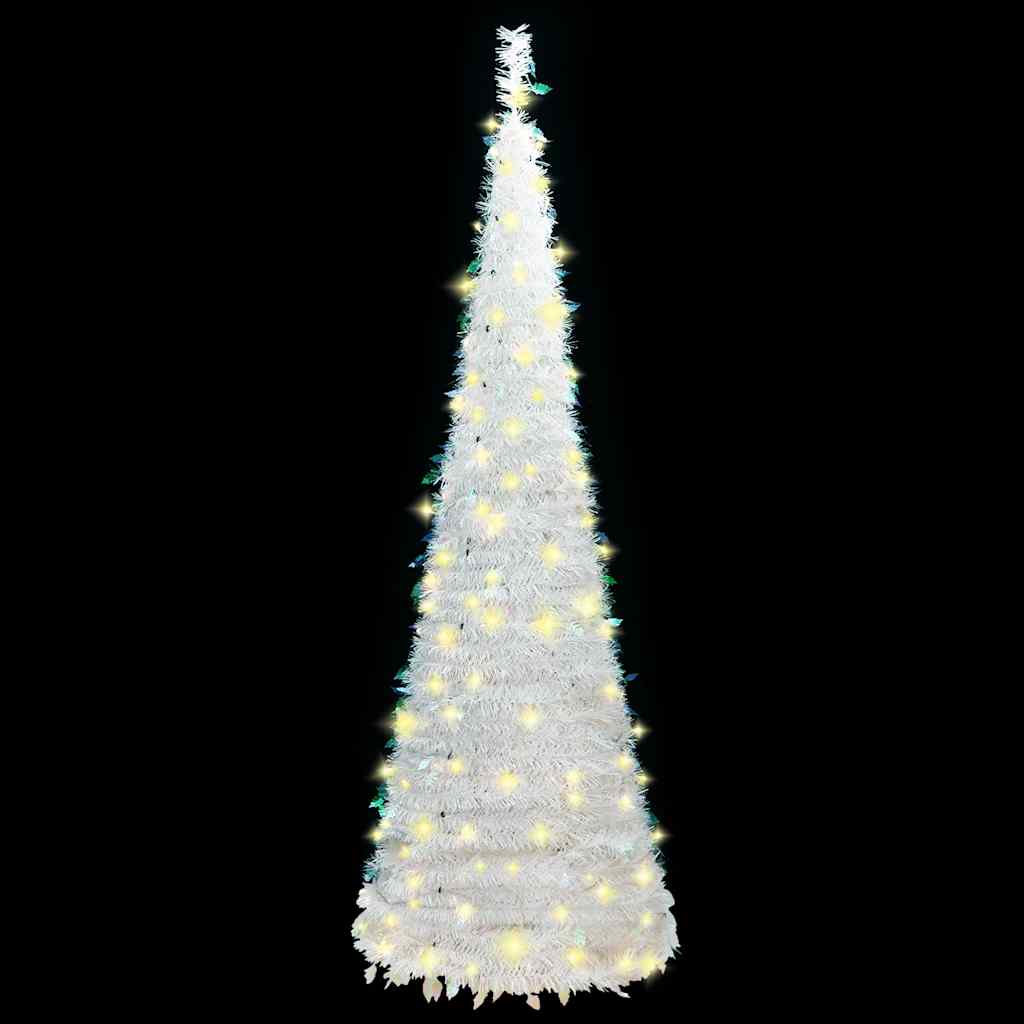 Pop-Up-Weihnachtsbaum Künstlich 200 Leds Weiß