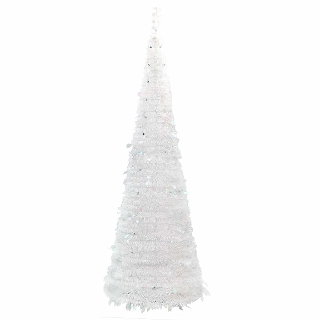 Pop-Up-Weihnachtsbaum Künstlich 200 Leds Weiß