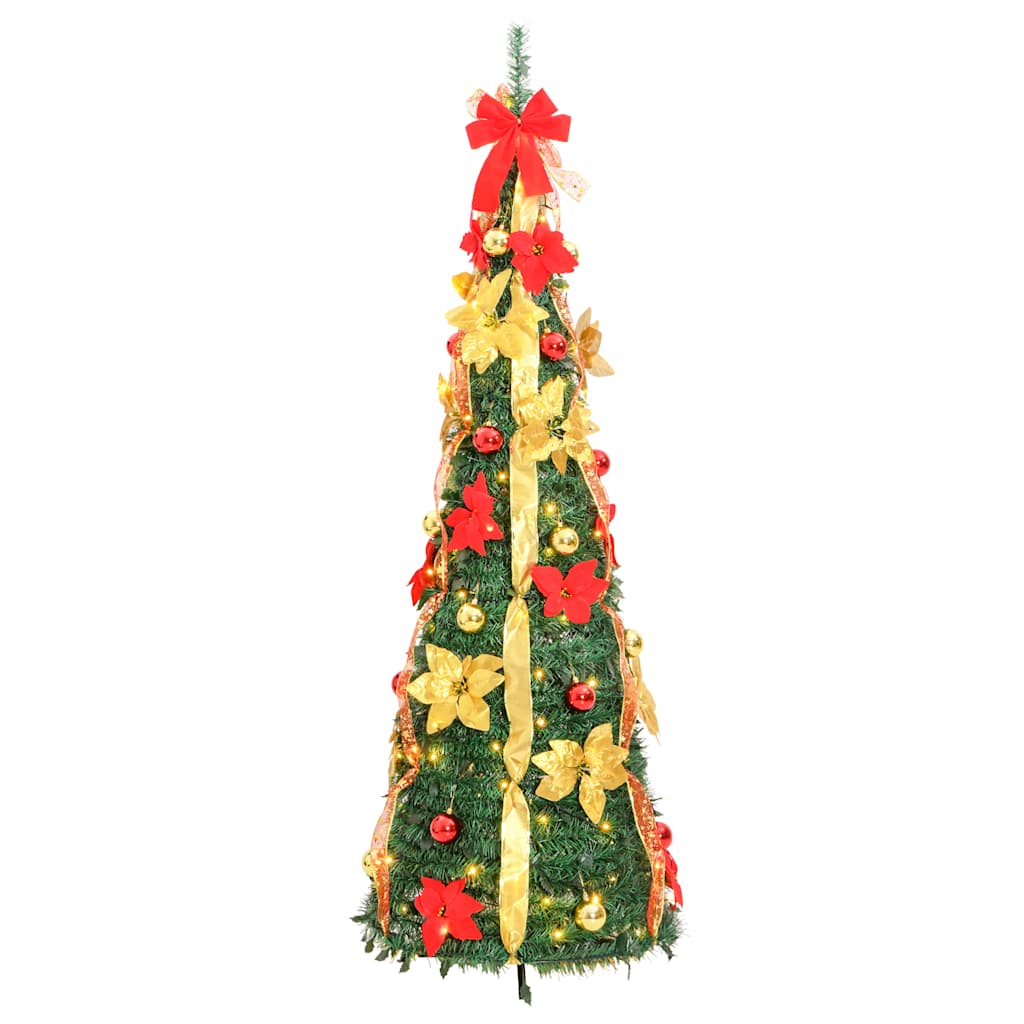 Pop-Up-Weihnachtsbaum Künstlich 50 Leds Grün