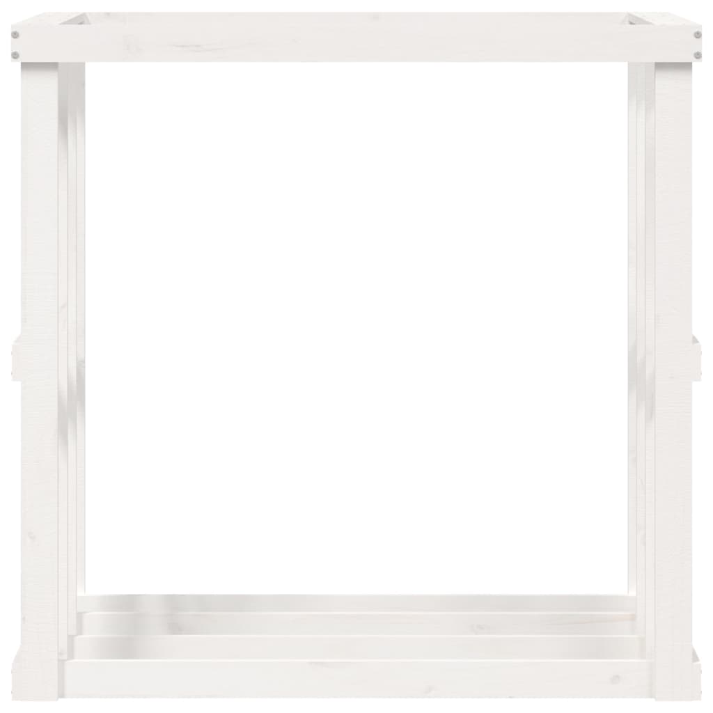 Outdoor-Kaminholzregal Massivholz Kiefer