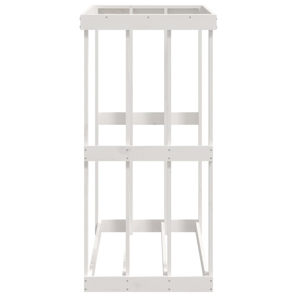 Outdoor-Kaminholzregal Massivholz Kiefer