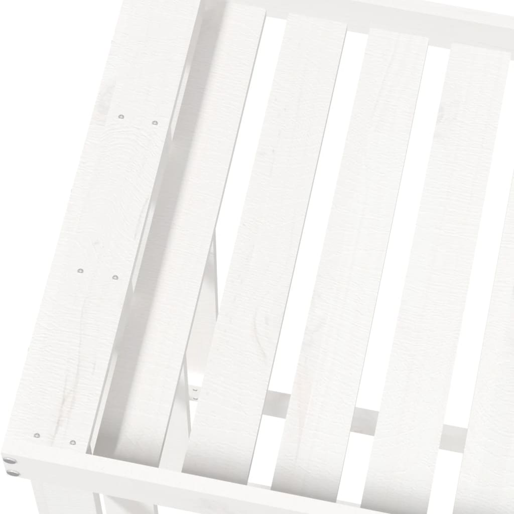 Outdoor-Kaminholzregal Massivholz Kiefer