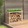 Outdoor-Kaminholzregal Massivholz Kiefer