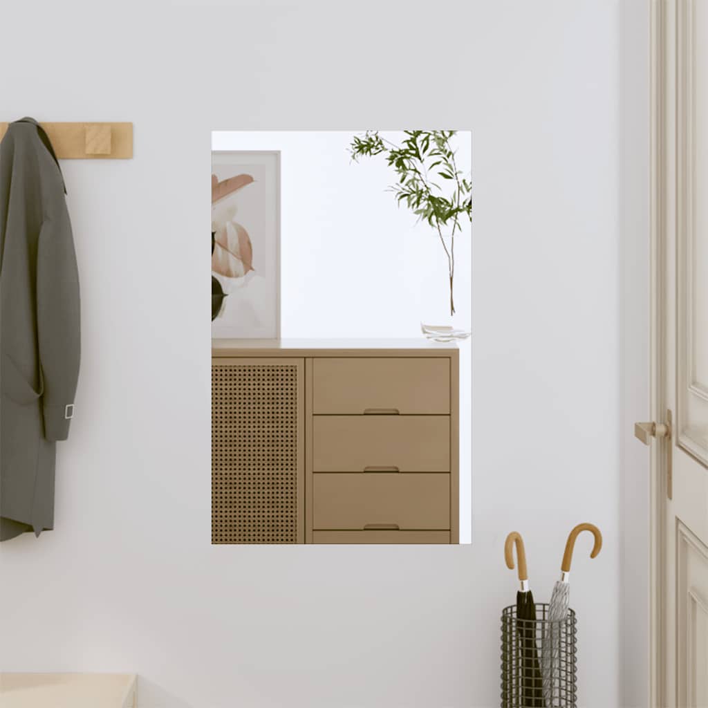 Wandspiegel 2 Stk. Quadratisch Glas