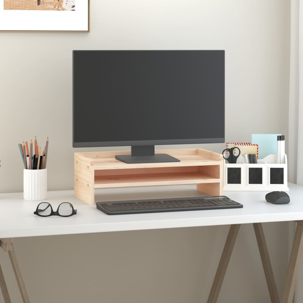 Monitorständer Massivholz Kiefer