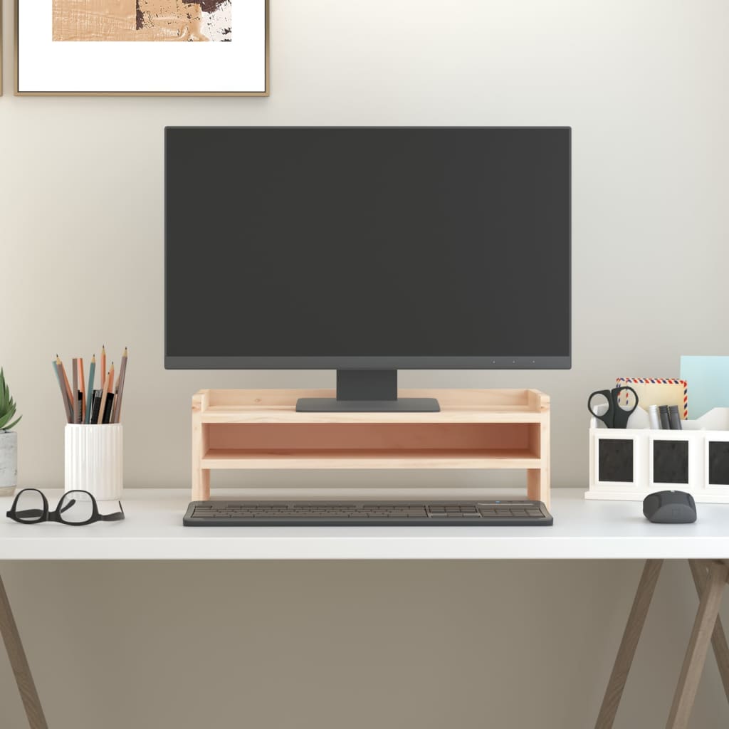 Monitorständer Massivholz Kiefer