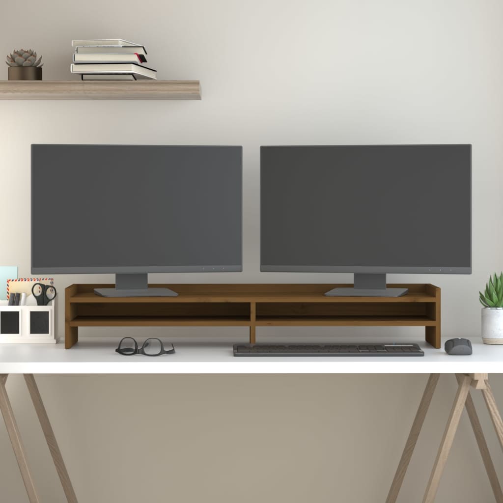 Monitorständer Massivholz Kiefer