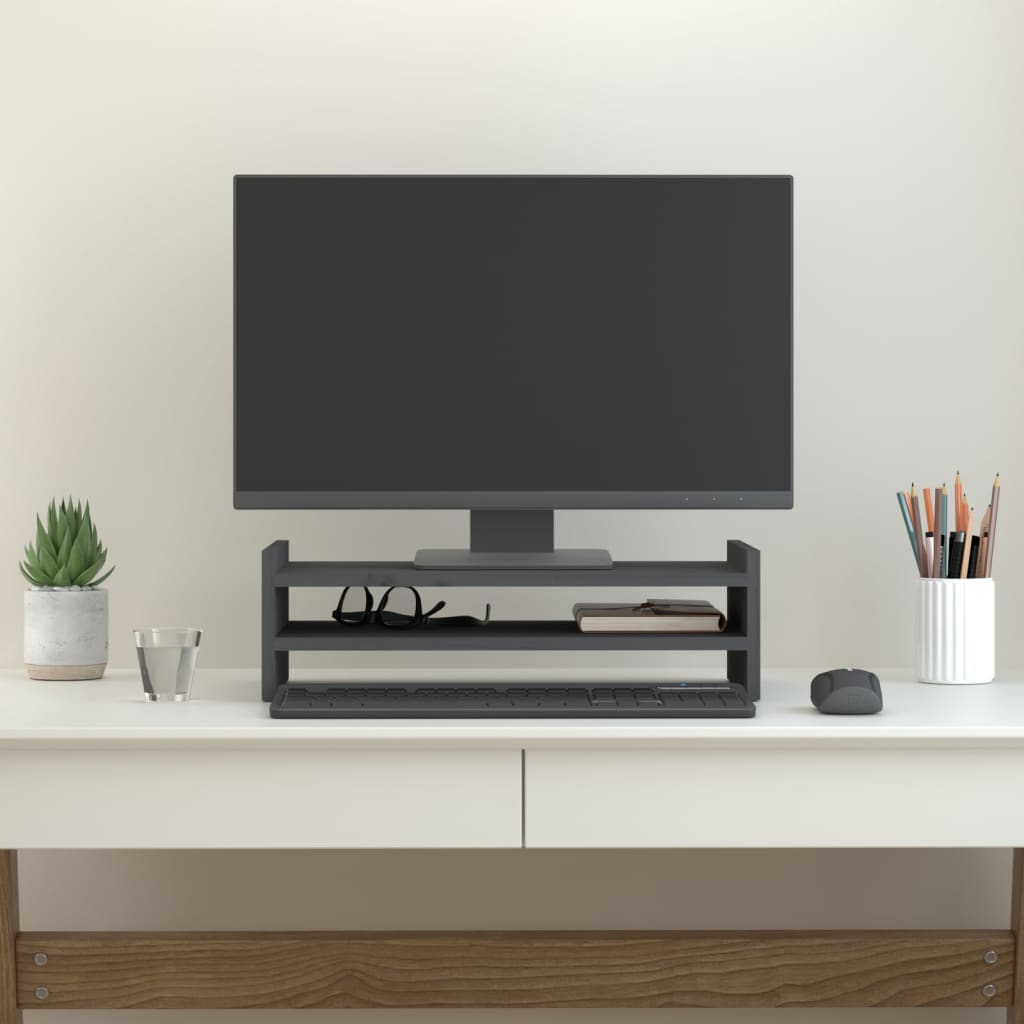 Monitorständer Massivholz Kiefer