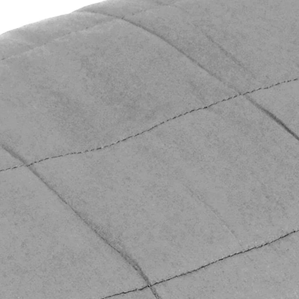 Gewichtsdecke Stoff Grau