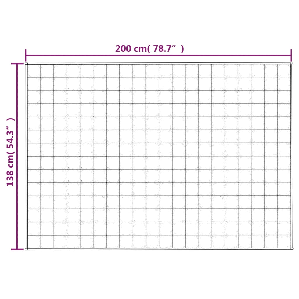 Gewichtsdecke Stoff Grau