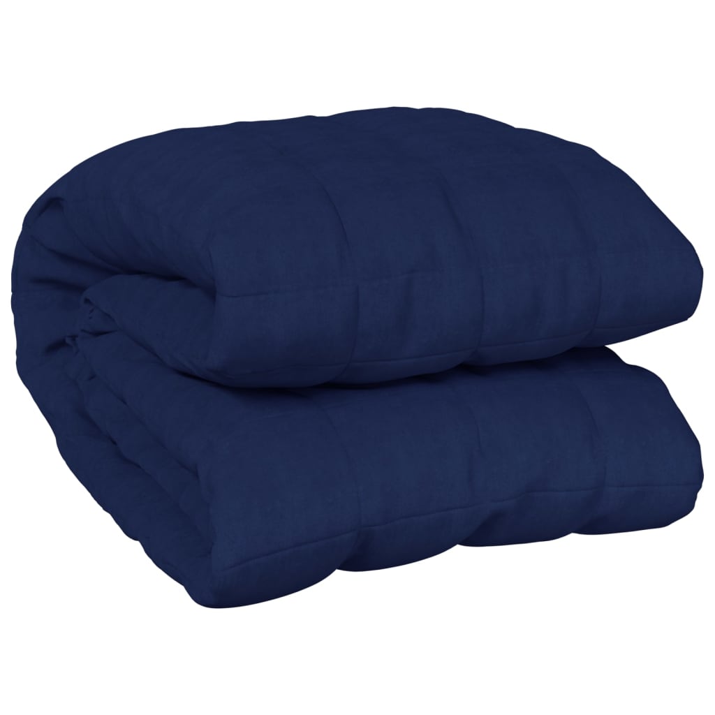 Gewichtsdecke Stoff Blau
