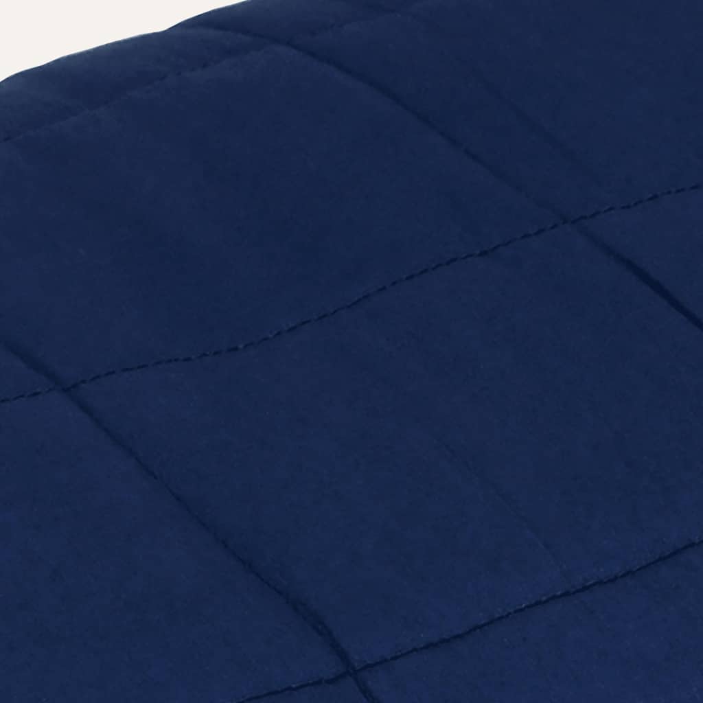 Gewichtsdecke Stoff Blau