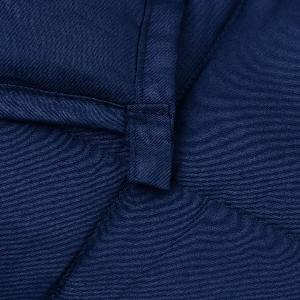 Gewichtsdecke Stoff Blau