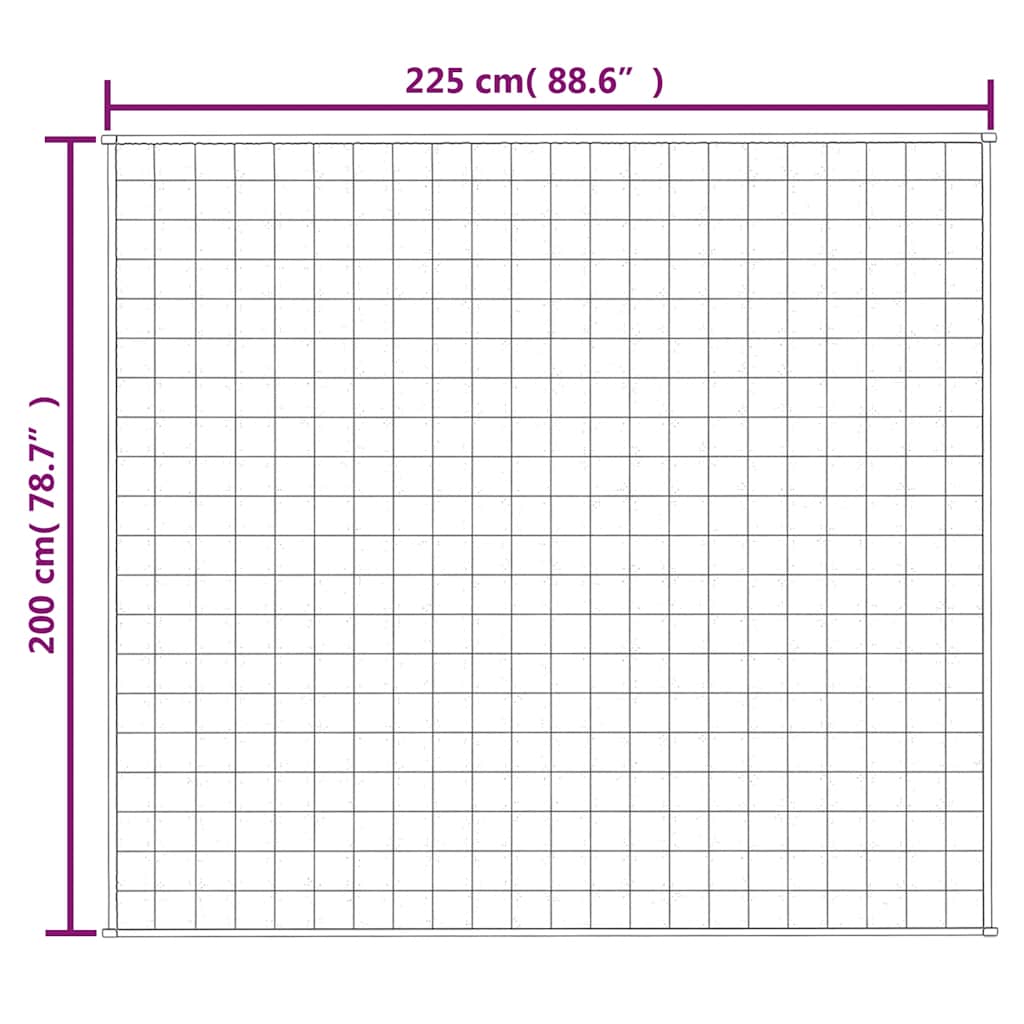 Gewichtsdecke Stoff Grau