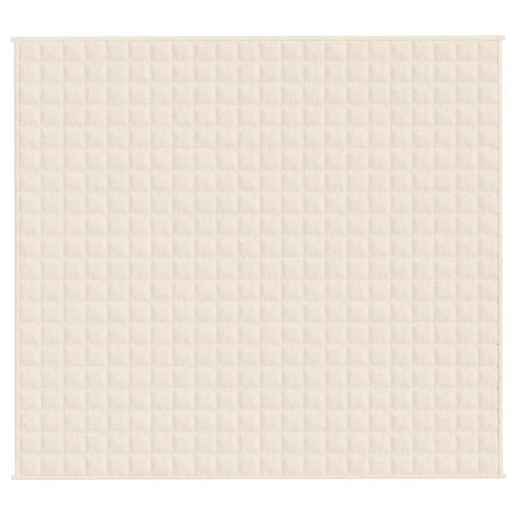 Gewichtsdecke Hell Stoff Creme