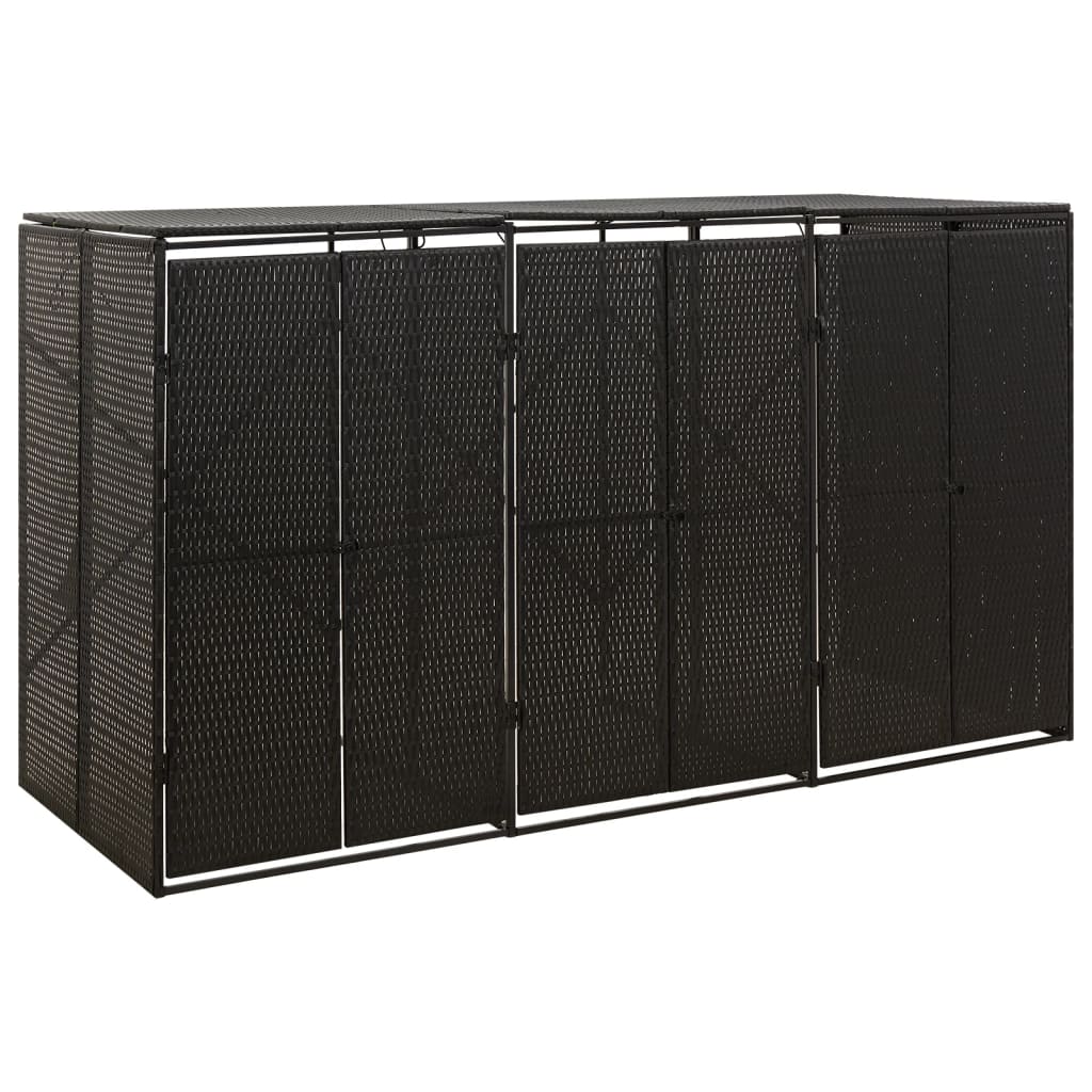 Mülltonnenbox Für 70X80X117 Cm Poly Rattan