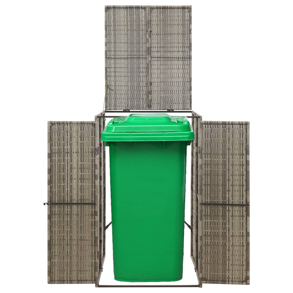 Mülltonnenbox Für 70X80X117 Cm Poly Rattan