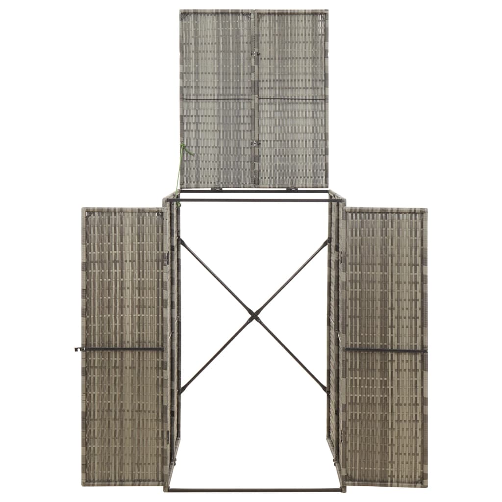 Mülltonnenbox Für 70X80X117 Cm Poly Rattan