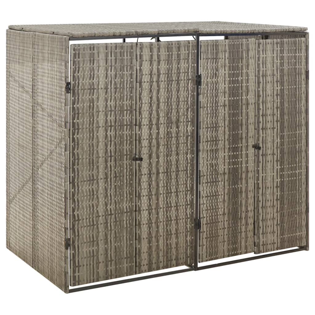 Mülltonnenbox Für 70X80X117 Cm Poly Rattan