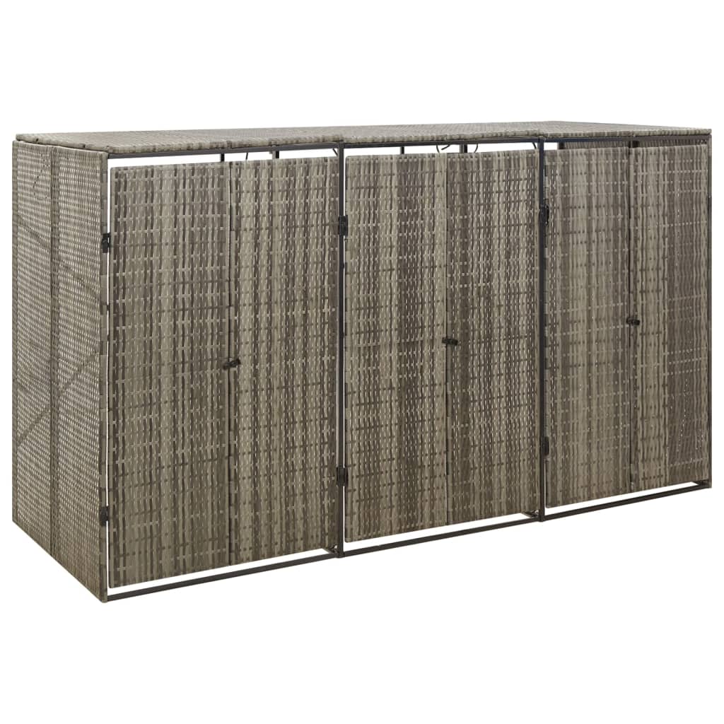 Mülltonnenbox Für 70X80X117 Cm Poly Rattan