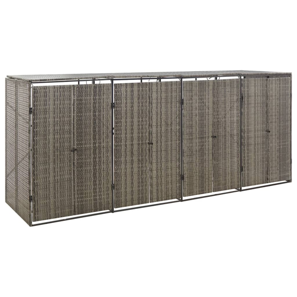 Mülltonnenbox Für 70X80X117 Cm Poly Rattan