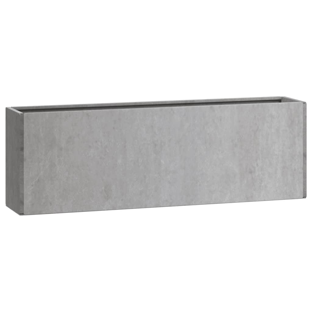 Wand-Pflanzkübel 2 Stk. Rostig Cortenstahl 53X10X17 Cm