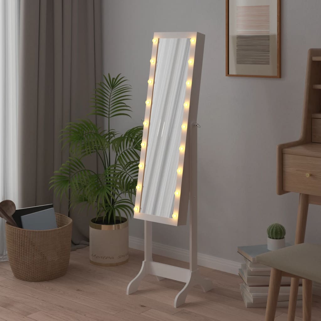 Standspiegel Mit Led 34X37X146 Cm