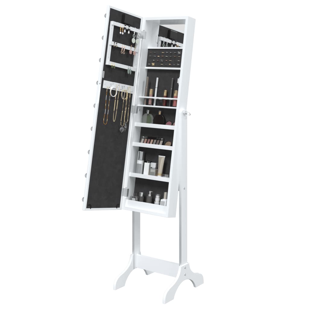 Standspiegel Mit Led 34X37X146 Cm
