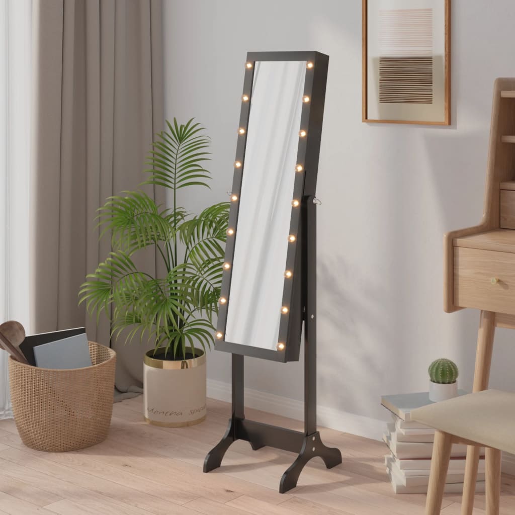 Standspiegel Mit Led 34X37X146 Cm