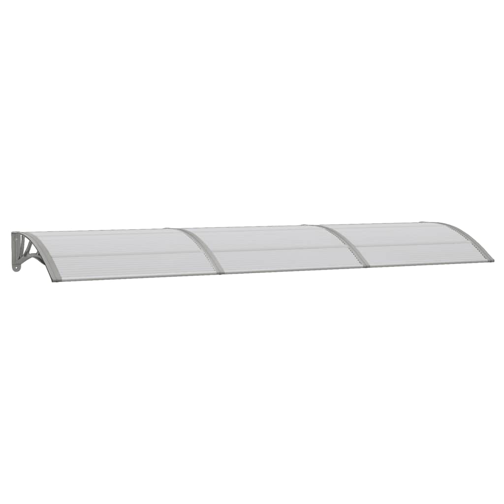 Türvordach Polycarbonat Grau