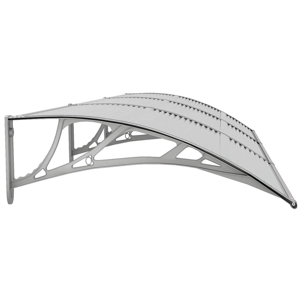 Türvordach Polycarbonat Grau