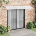 Türvordach Polycarbonat Grau