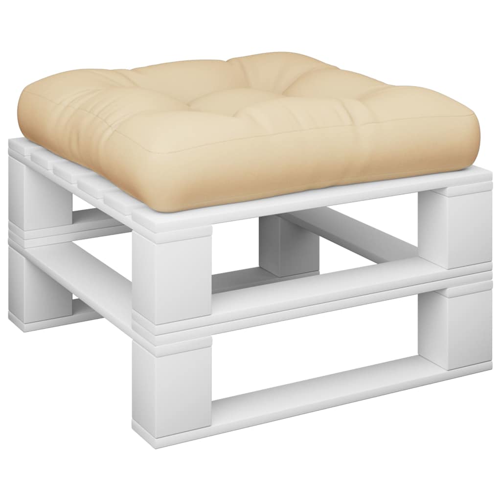 Palettenkissen Stoff Beige